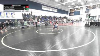 100 lbs Quarterfinal - Maya Guerra, Santa Monica vs Vivian Lopez, Anaheim