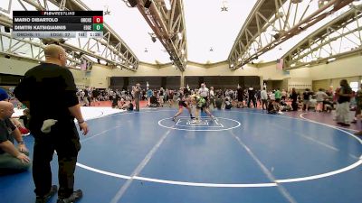 116 lbs Semifinal - Mario DiBartolo, Orchard South MS vs Dimitri Katsigiannis, Edge Wrestling