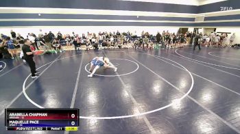 115 lbs Round 3 (6 Team) - Arabella Chapman, Oregon vs Maquelle Pace, Utah 1