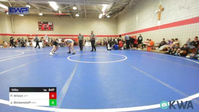 112 lbs Consolation - Presley Wilson, Tulsa Blue T Panthers vs Jonas Blickenstaff, Bentonville Wrestling Club