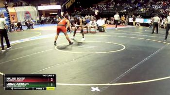 190 Class 3 lbs Quarterfinal - Lonzo Johnson, Lincoln College Prep vs Malosi Sosef, McDonald County