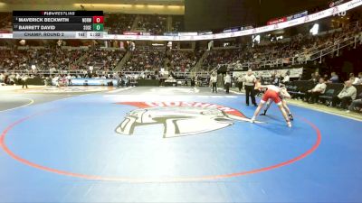 II-124 lbs Champ. Round 2 - Maverick Beckwith, Norwich vs Barrett David, South Seneca