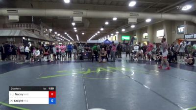 100 kg Quarters - Joshua Nacey, Wyoming vs Nickolaus Knight, Mad Cow Wrestling Club