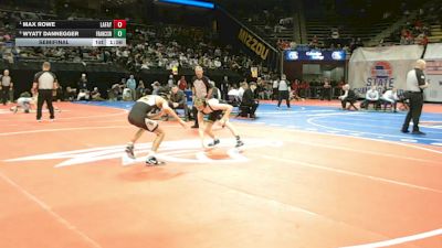 113 Class 4 lbs Semifinal - Max Rowe, Lafayette (Wildwood) vs Wyatt Dannegger, Francis Howell North