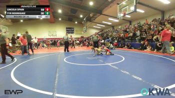 52 lbs Round Of 16 - Lincoln Spain, Raw Wrestling Club vs Tyr Rodriquez, Salina Wrestling Club