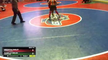 132 lbs Cons. Round 1 - Isabelle Welsh, North Cobb vs Breshyia Farley, Putnam County