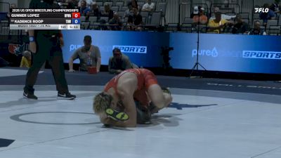 74 kg Cons. Sub-rd Of 64 - Gunner Lopez, Black Fox Wrestling Academy vs Kadence Roop, Team B1G Wrestling