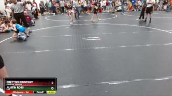 54 lbs Round 1 - Preston Ridgeway, Cane Bay Cobras vs Austin Ross, C2X