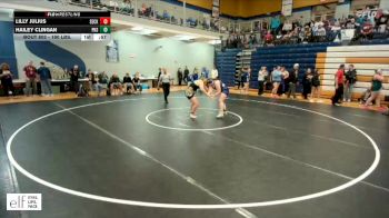 190 lbs. Cons. Round 3 - Hailey Clingan, Park HIll South vs Lilly Julius, Seckman