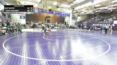 126 lbs Champ. Round 2 - Isaac Mckamey, Great Falls CMR vs Max Martin, Missoula Hellgate