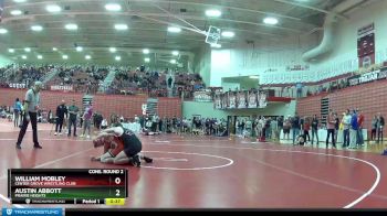 182 lbs Cons. Round 2 - William Mobley, Center Grove Wrestling Club vs Austin Abbott, Prairie Heights