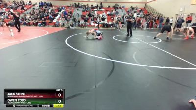 120 lbs Round 2 - Owen Todd, Yelm Junior Wrestling vs Jack Stone, Wrestling Rhinos Wrestling Club