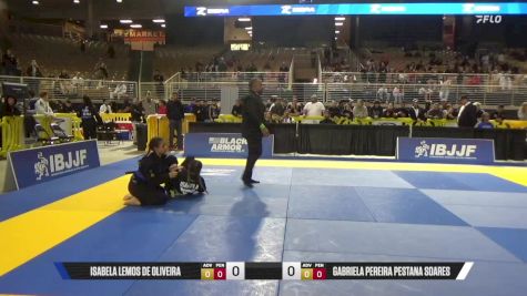 Gabriela Pereira Pestana Soares vs Isabela Lemos De Oliveira 2025 Pan Jiu Jitsu IBJJF Championship