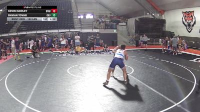 150 lbs Quarters - Davian Tovar, California vs Kevin Hawley, Utah