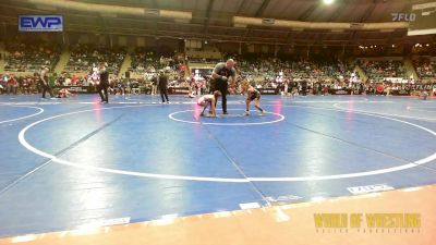 67 lbs Consi Of 16 #1 - Keo Andrist, ReZults Wrestling vs Cruz Prasnicki, Dakota Boyz Wrestling Club