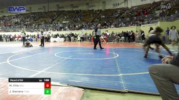 130 lbs Round Of 64 - Mason Vitle, Wagoner vs JaMarcus Siemens, Team Tulsa Wrestling Club