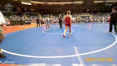 125 lbs Consi Of 4 - Lily Gray, R.A.W. vs Elyse Morales, Michigan Grappler RTC