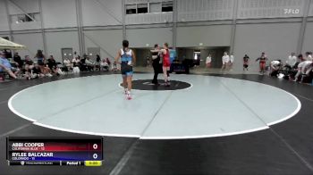 110 lbs Round 1 (8 Team) - Abbi Cooper, California Blue vs Rylee Balcazar, Colorado