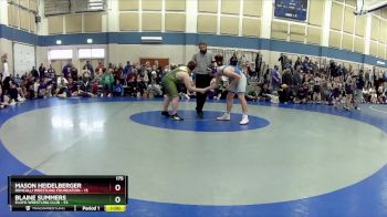 175 lbs Round 3 (10 Team) - Blaine Summers, Floyd Wrestling Club vs Mason Heidelberger, Roncalli Wrestling Foundation