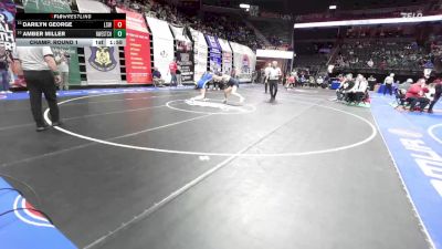 130 Class 2 lbs Champ. Round 1 - Darilyn George, Lee`s Summit West vs Amber Miller, Northwest