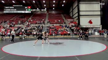 174 lbs Champ. Round 1 - Aaron Taylor, Quincy vs Matt Ortiz, McKendree