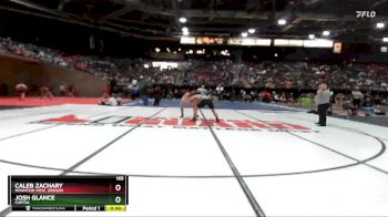 165 lbs Cons. Round 2 - Josh Glance, Capital vs Caleb Zachary, Mountain View, Oregon