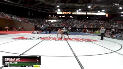 165 lbs Cons. Round 2 - Josh Glance, Capital vs Caleb Zachary, Mountain View, Oregon