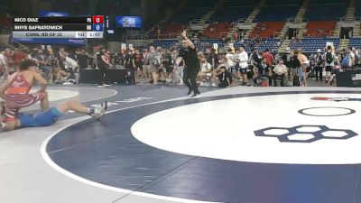 150 lbs Cons. Rd Of 32 - Nico Diaz, Pennsylvania vs Rhys Safratowich, North Dakota