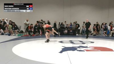 52 kg Cons. Rd Of 64 - Reid Zadra, Uintah Wrestling vs Brayden Johnson, Sons Of Thunder