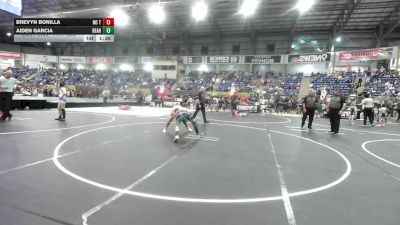 Semifinal - Brevyn Bonilla, No Team vs Aiden Garcia, Bear Creek Jr. Wrestling