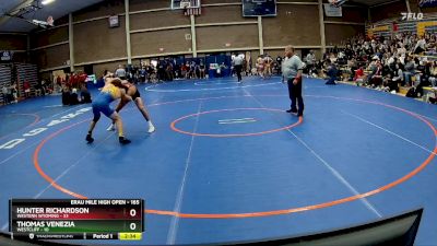 165 lbs Cons. Round 1 - Hunter Richardson, Western Wyoming vs Thomas Venezia, Westcliff