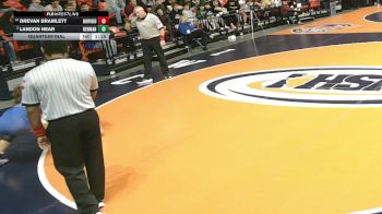 1A 113 lbs Quarterfinal - Drevan Bramlett, Murphysboro vs Landon Near, Sterling (Newman Central Catholic)