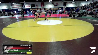 215 lbs Semifinal - Tannor Costello, Millikan vs Noah Bode, Vista Murrieta