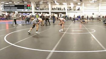 124 lbs 5th Place - Brock Buntin, Mt Blue vs Santino Cerrone, Southside WC