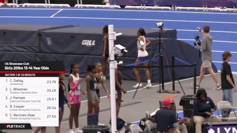 High School Girls' 200m, Finals 2