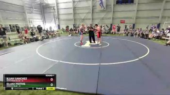 195 lbs Round 1 (8 Team) - Ilijah Sanchez, Wisconsin Blue vs Elijah Mathis, Kansas Blue
