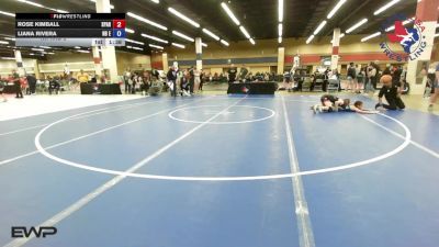 95 lbs Rr Rnd 2 - Rose Kimball, Spartan Mat Club vs Liana Rivera, NB Elite Wrestling Club