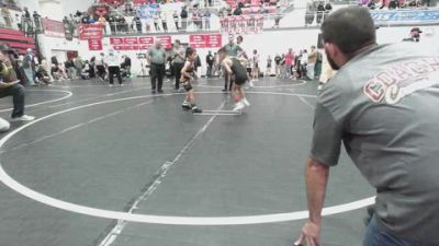 55 lbs Semifinal - Jace Wright, Moore Wrestling Academy vs Gavino Camarillo, Clinton Youth Wrestling