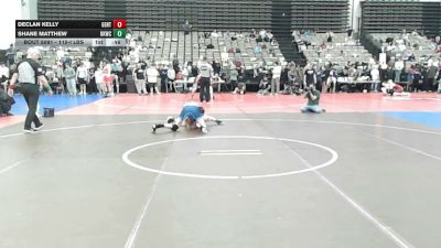 110-I lbs Consi Of 8 #1 - Declan Kelly, Gentile Trained vs Shane Matthew, Blue Knights Alpha