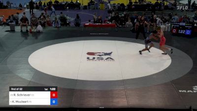 126 lbs Rnd Of 32 - Rayce Schriever, CO vs Kavin Muyleart, PA