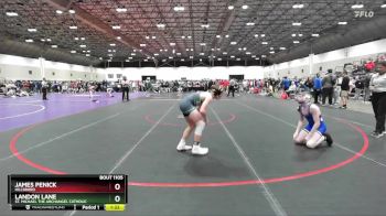 106 lbs Quarterfinal - Landon Lane, St. Michael The Archangel Catholic vs James Penick, Hillsboro