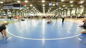 90 lbs Rr Rnd 1 - Blake Kapitan, Indiana Outlaws Gold - MS vs Casen Parsons, Mat Warriors Yellow MS - MS