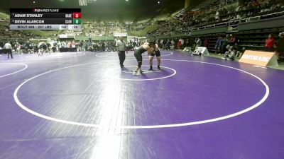 287 lbs Quarterfinal - Adam Stanley, Bakersfield vs Devin Alarcon, Clovis North