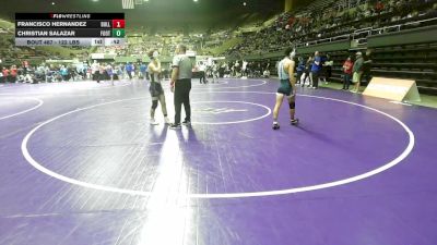 122 lbs Consi Of 16 #2 - Francisco Hernandez, Bullard vs Christian Salazar, Foothill