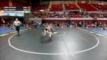 125 lbs Round 1 - Rr1 - Emma Maynard, Canyon vs Emily Gregory, Fort Worth Benbrook