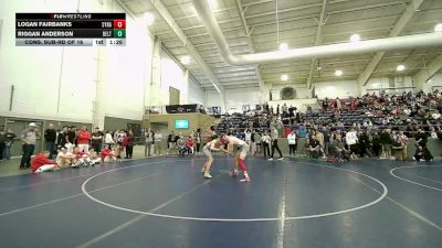 120B lbs Cons. Rd Of 16 - Logan Fairbanks, Syracuse vs Riggan Anderson, Delta