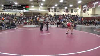 130 lbs Round 3 - Emerson Dermody, Williamsburg vs Caroline Pohlman, Linn-Mar