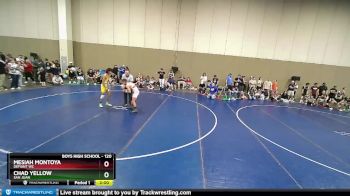 120 lbs Quarterfinal - Mesiah Montoya, Defiant WC vs Chad Yellow, San Juan