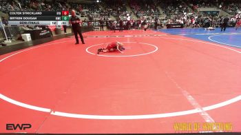 40 lbs Semifinal - Colten Strickland, Backyard Brawlers vs Bryken Dougan, Immortal Athletics WC