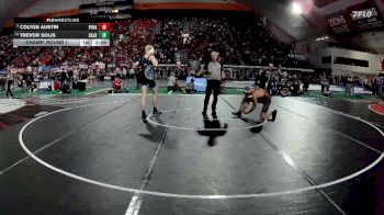 6A 157 lbs Champ. Round 1 - Colton Austin, Post Falls vs Trevor Solis, Caldwell
